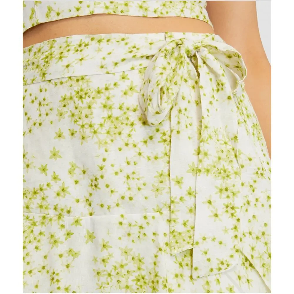 NWT! All Saints Frida Floral Bloomcore Amanzi Printed Skirt - Size 10 - Picture 6 of 16